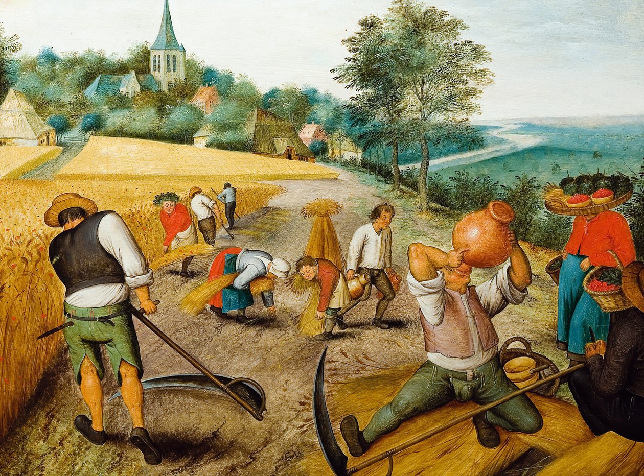 De fire årstider: Sommer, anden halvdel af det 16. årh. af Pieter Brueghel the Younger