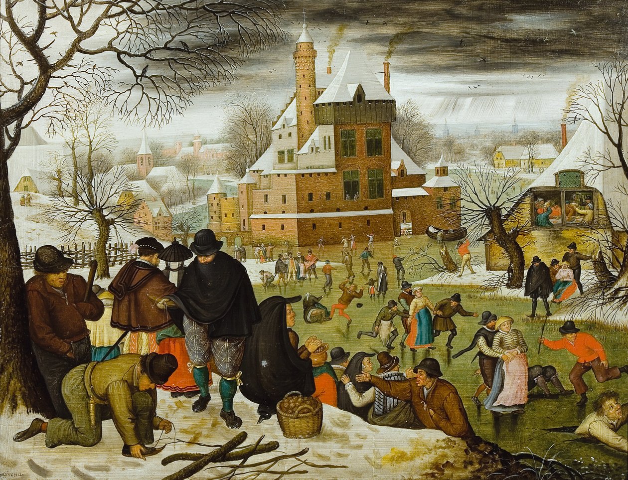 De fire årstider









, Vinter af Pieter Brueghel the Younger