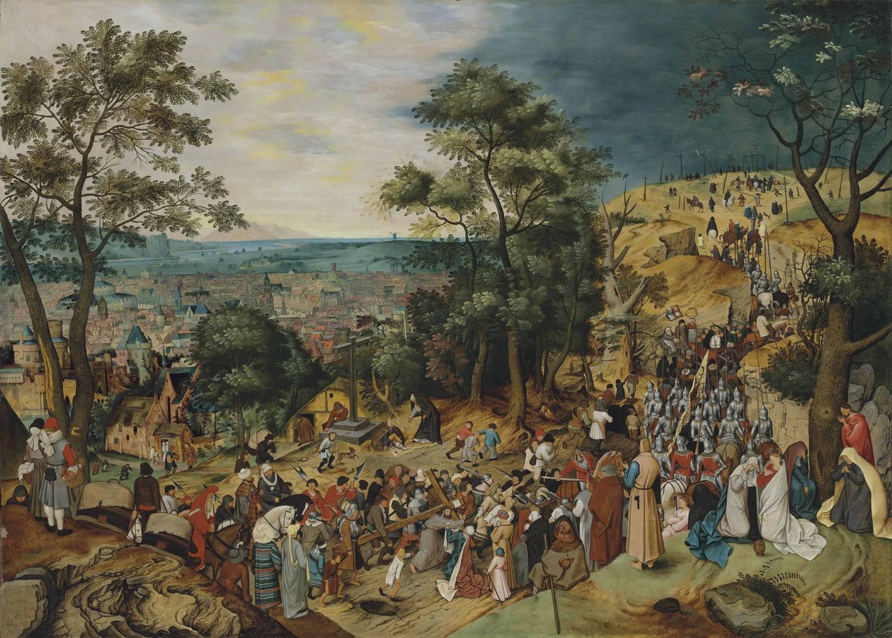 Vejen til Golgata af Pieter Brueghel the Younger