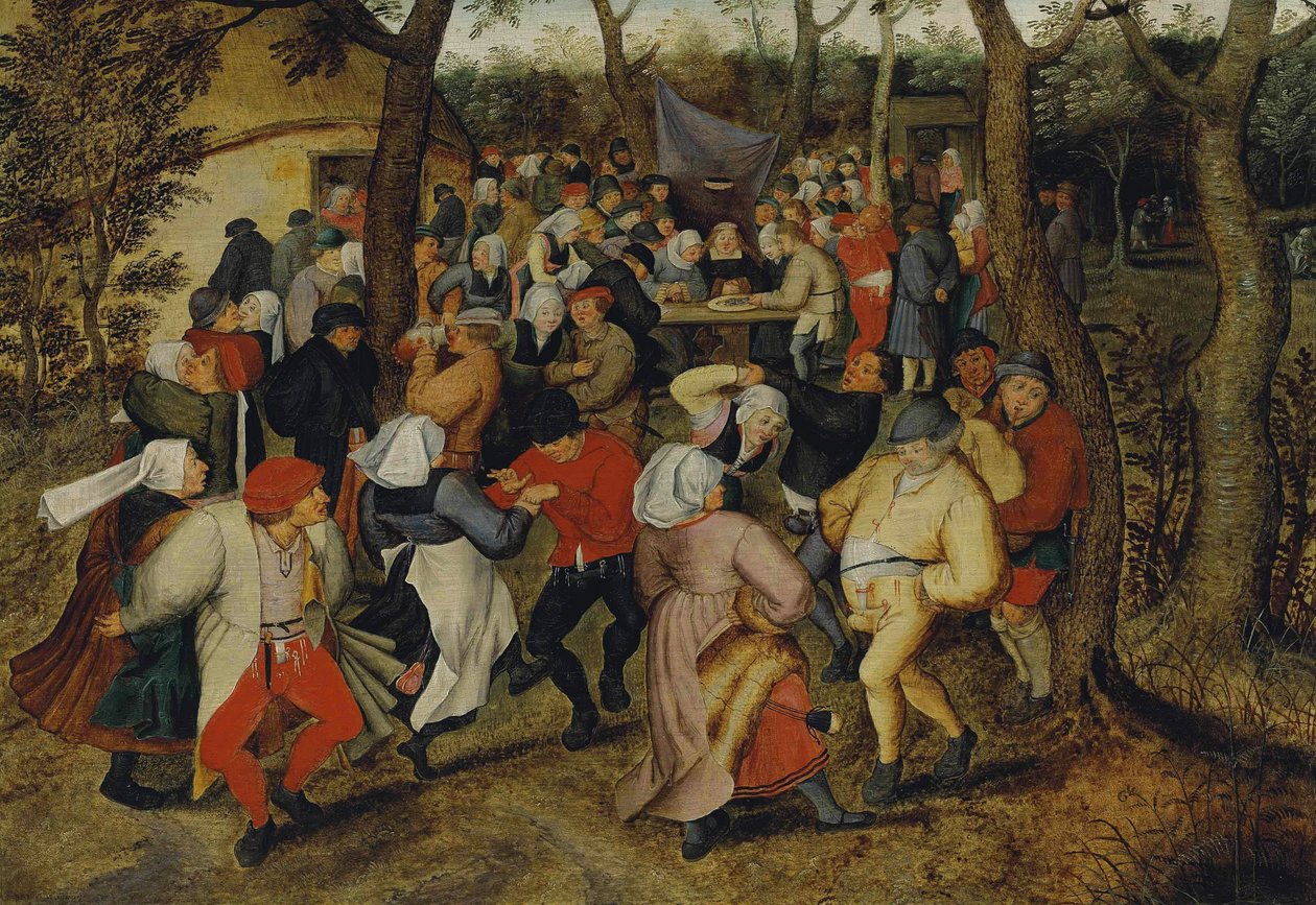 Bryllupsdansen af Pieter Brueghel the Younger