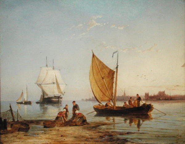 Ud for Overschie Holland af Pieter Christiaan Cornelis Dommelshuizen