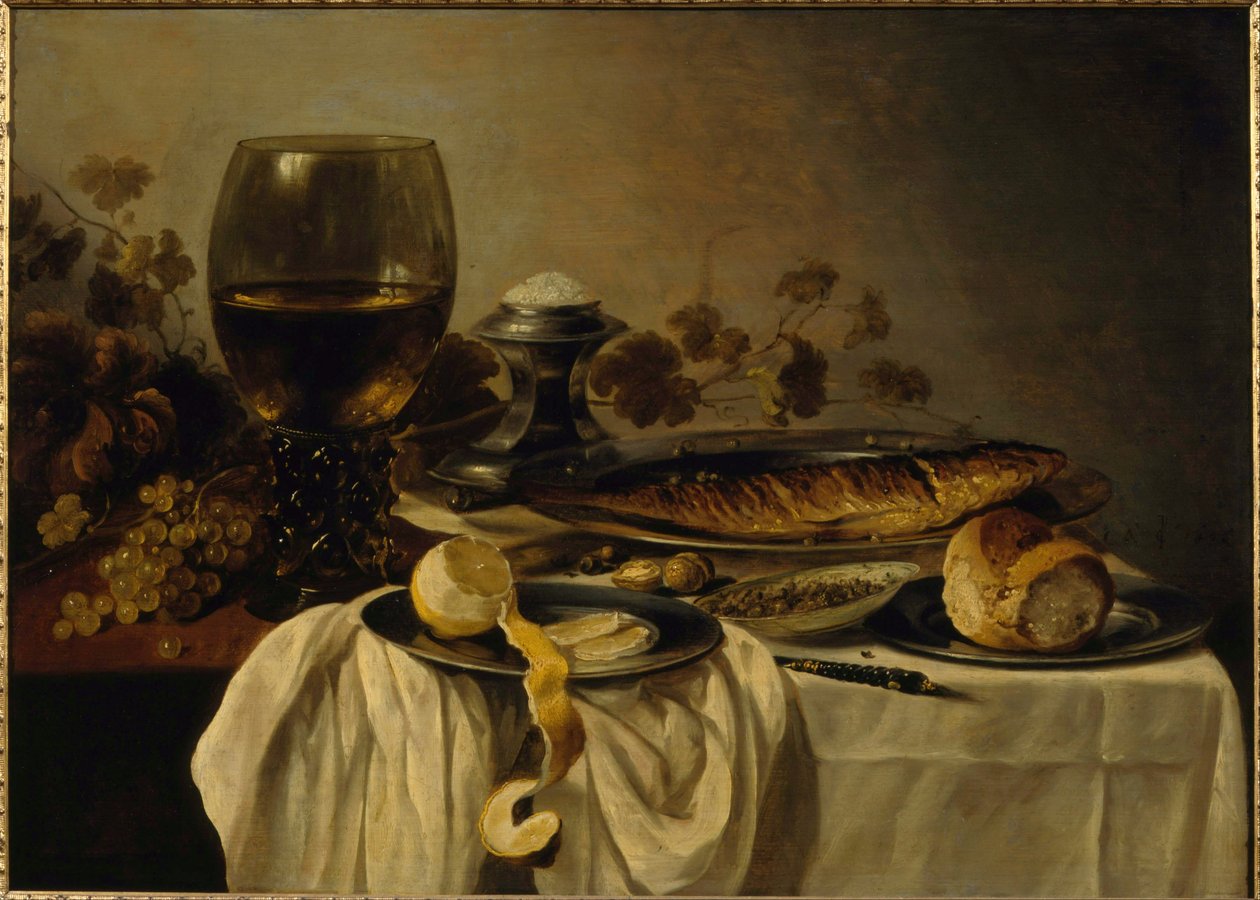 Morgenmad af Pieter Claesz