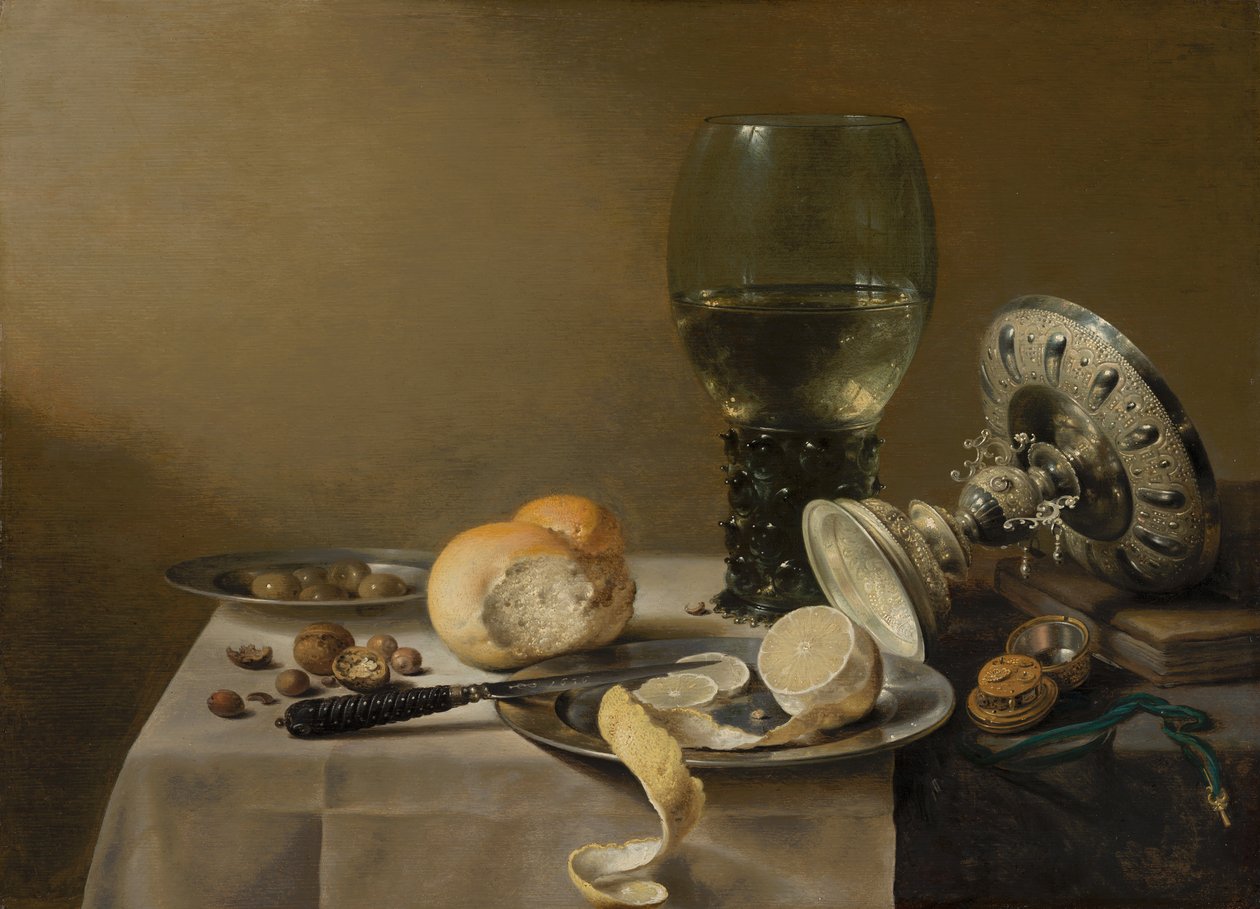 Stilleben med Tazza af Pieter Claesz