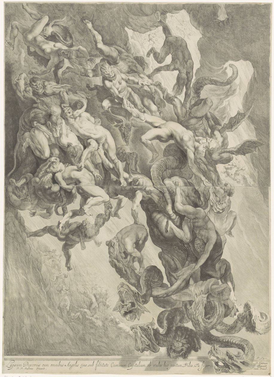 Fall of the Damned af Pieter Claesz. Soutman