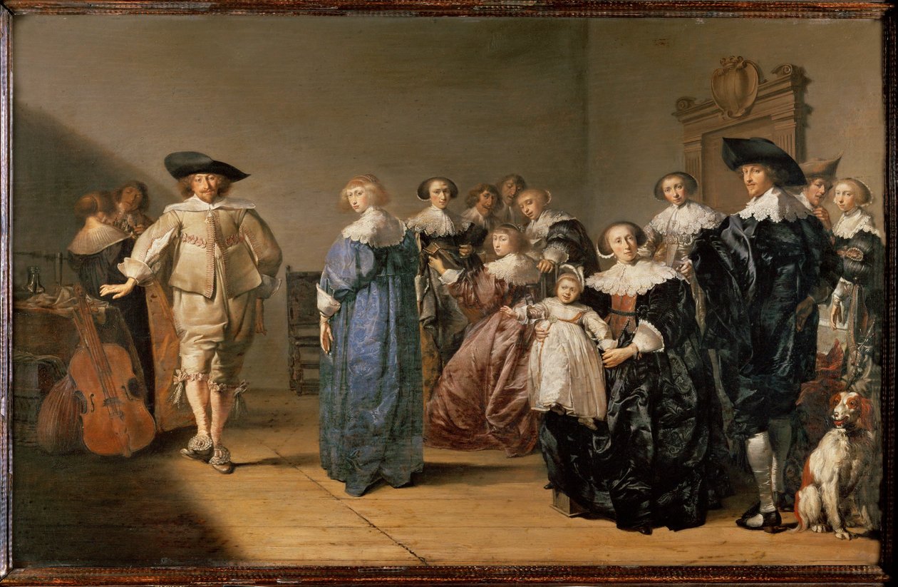 Dansende fest af Pieter Codde