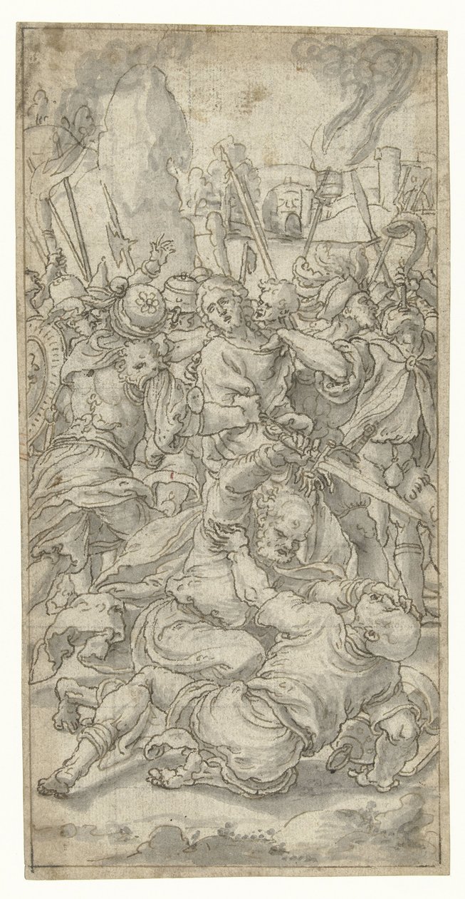 Kristi fangenskab af Pieter Coecke van Aelst (I)