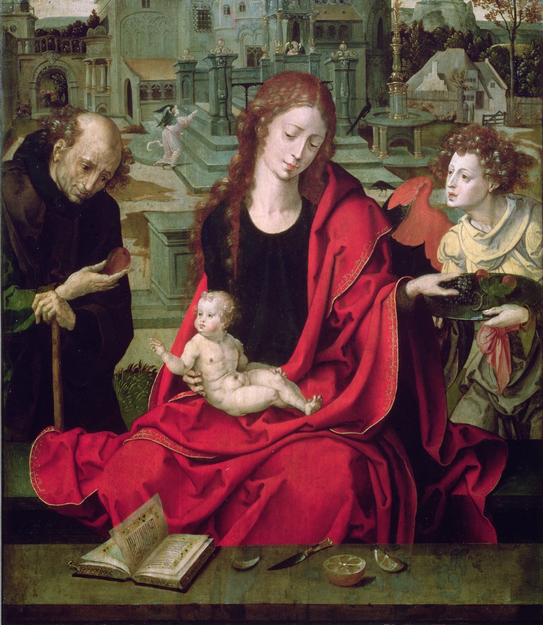 Den hellige familie, 1500-tallet af Pieter Coecke van Aelst