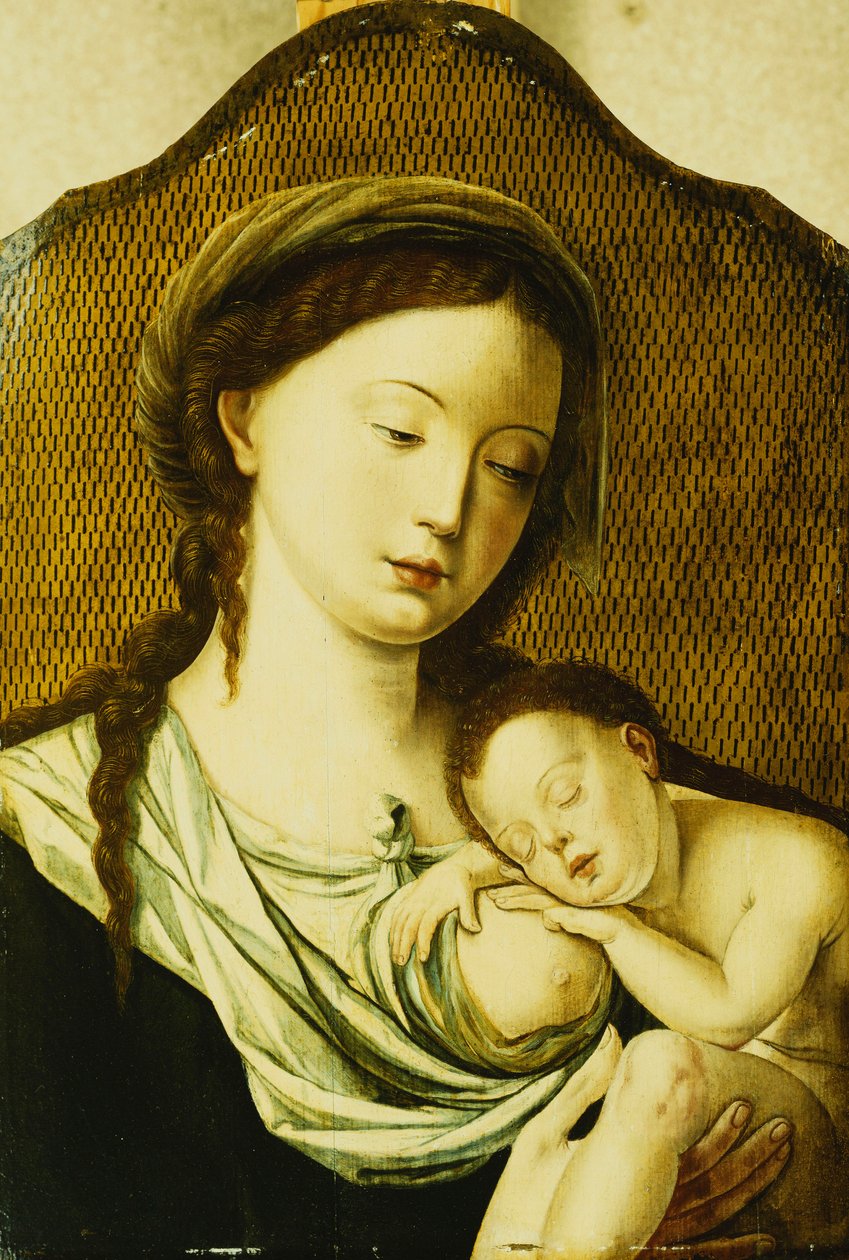 Madonnaen og barnet, af Pieter Coecke van Aelst