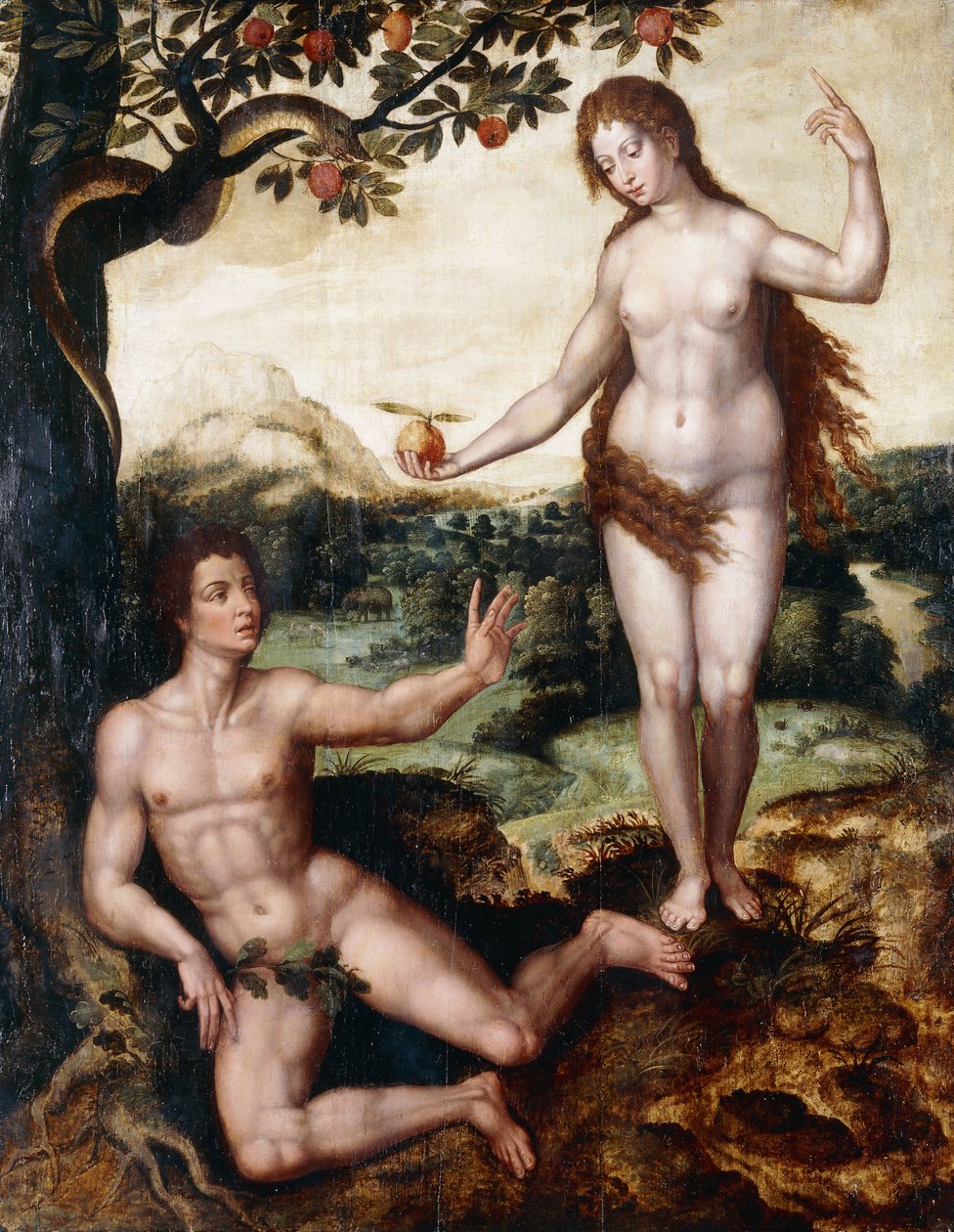 Fristelsen, af Pieter Coecke van Aelst