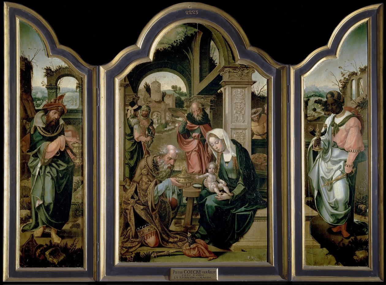Magiernes tilbedelse af Pieter Coecke van Aelst