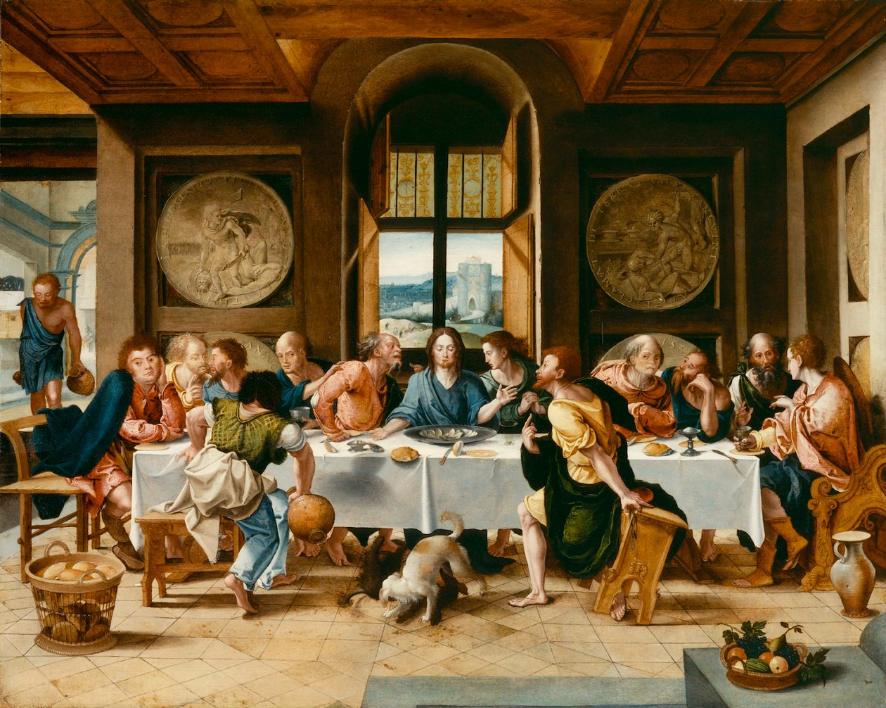 Den sidste nadver, ca 1530. af Pieter Coecke van Aelst the Elder