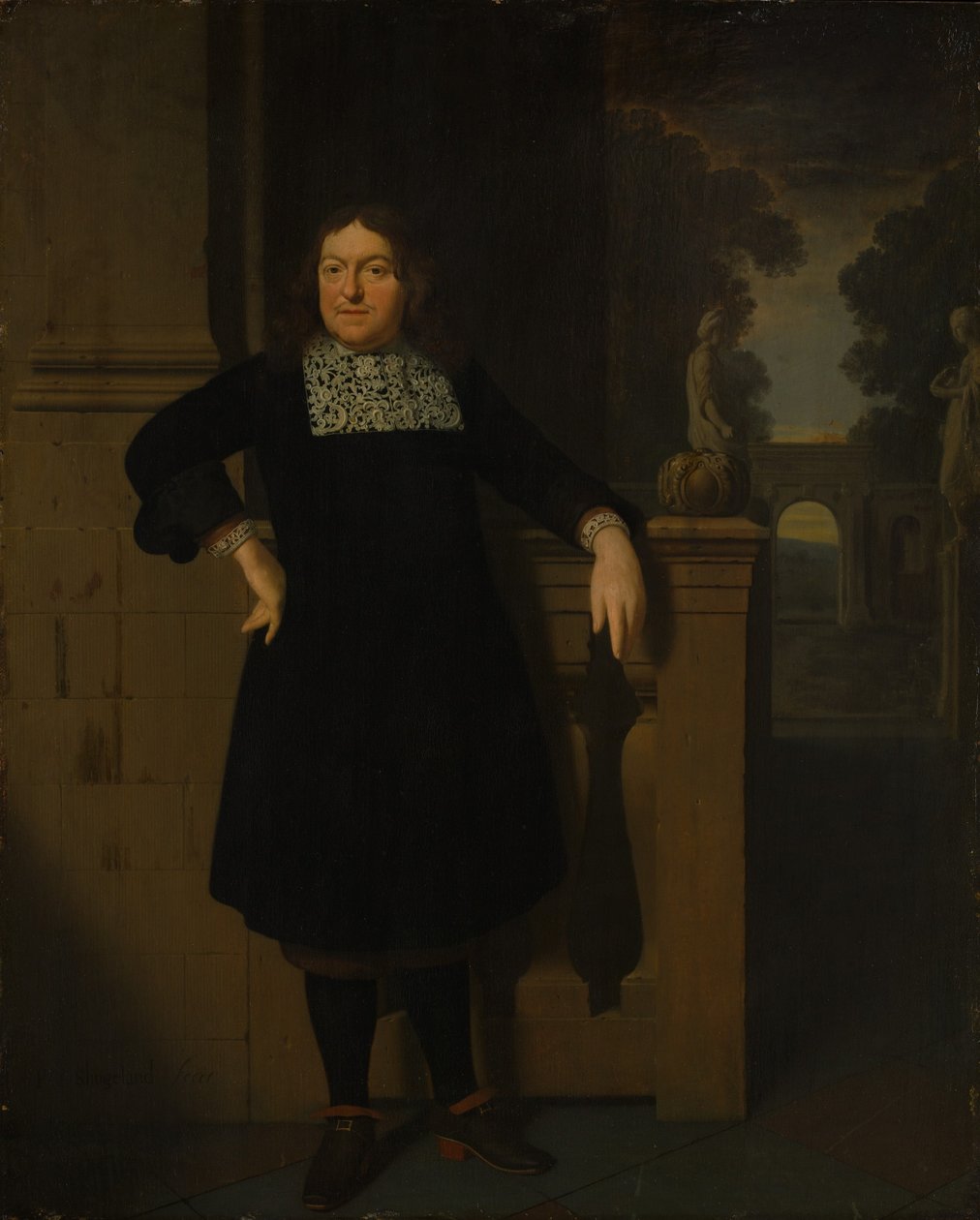 Johan Hulshout 1623-1687, ca. 1670 eller lidt senere. af Pieter Cornelisz. van Slingeland