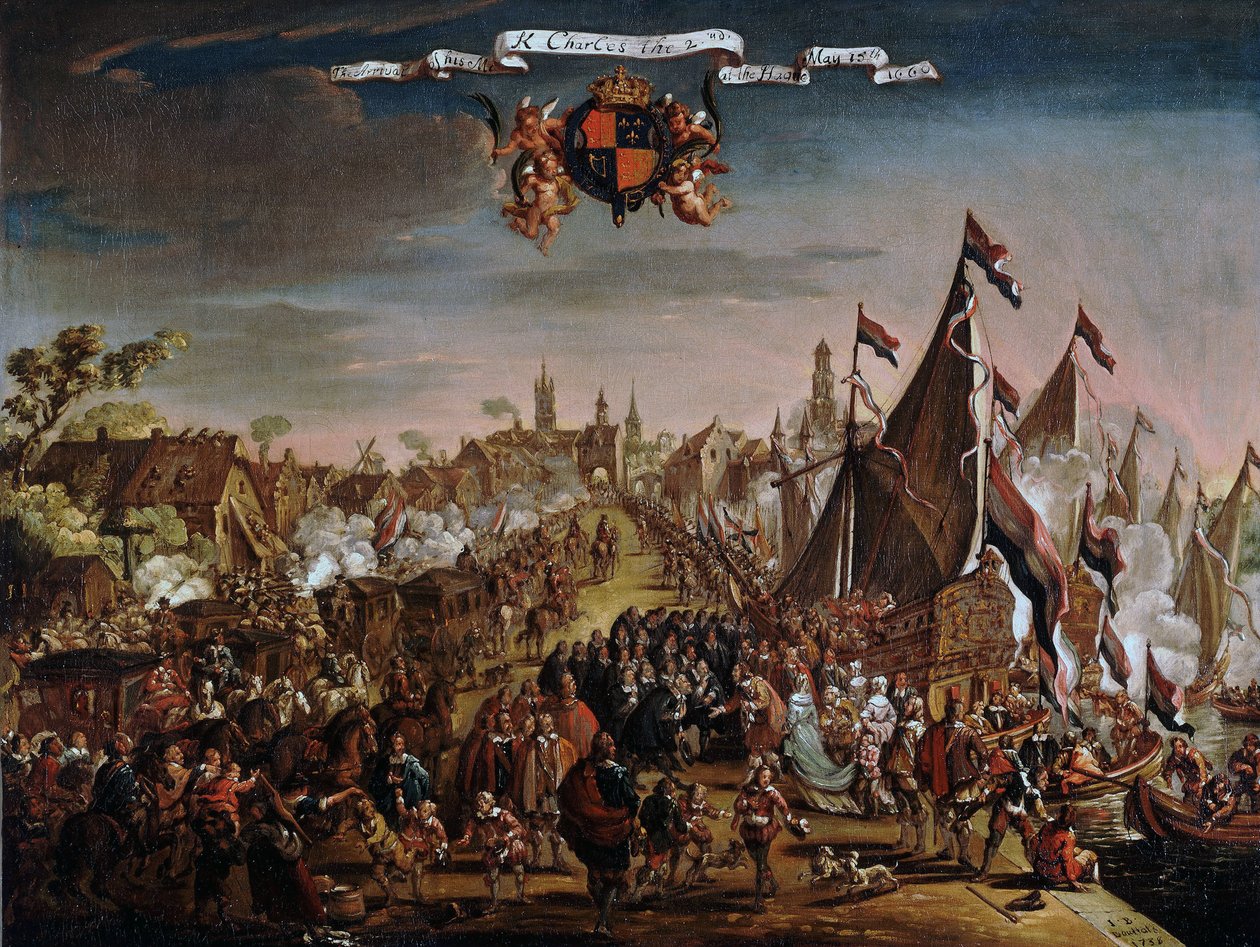 Slaget om de fire dage af Pieter Cornelisz van Soest