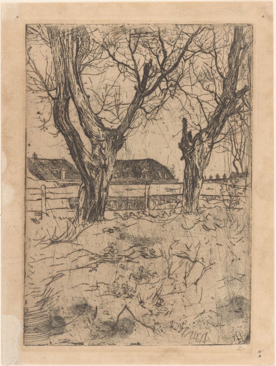To pilepile til et hegn af Pieter Dupont (signed by artist)
