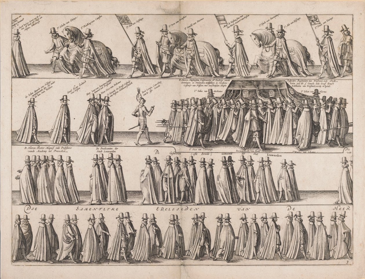 William Lodewijks begravelse af Pieter Feddes van Harlingen
