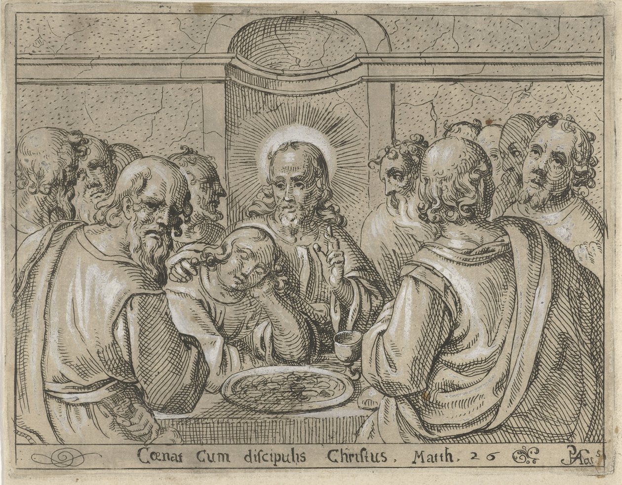 Sidste aftensmad af Pieter Feddes van Harlingen