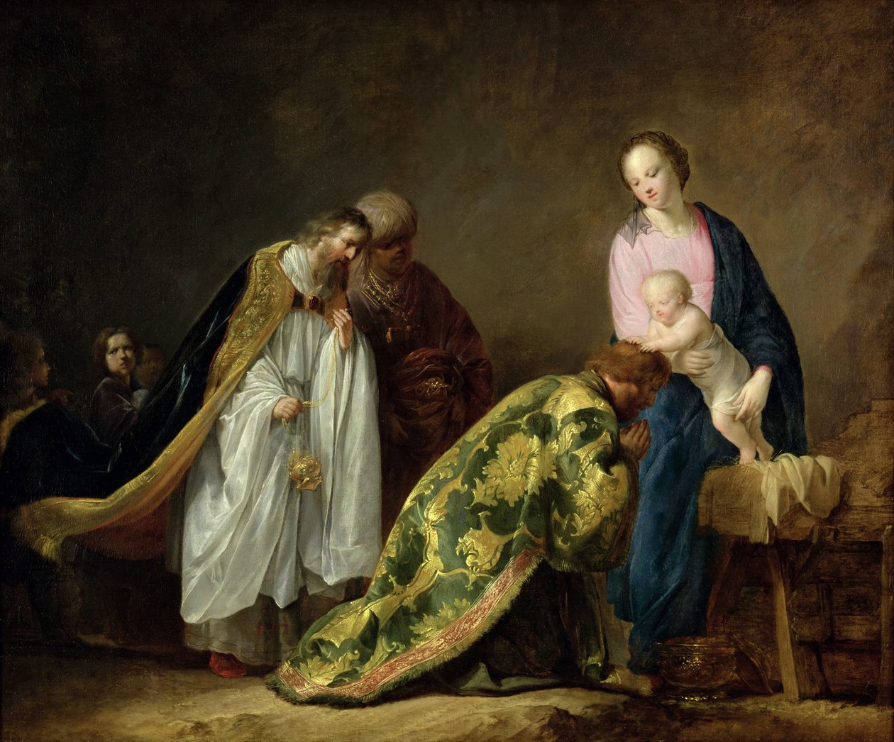 Magiernes tilbedelse, 1638. af Pieter Fransz de Grebber