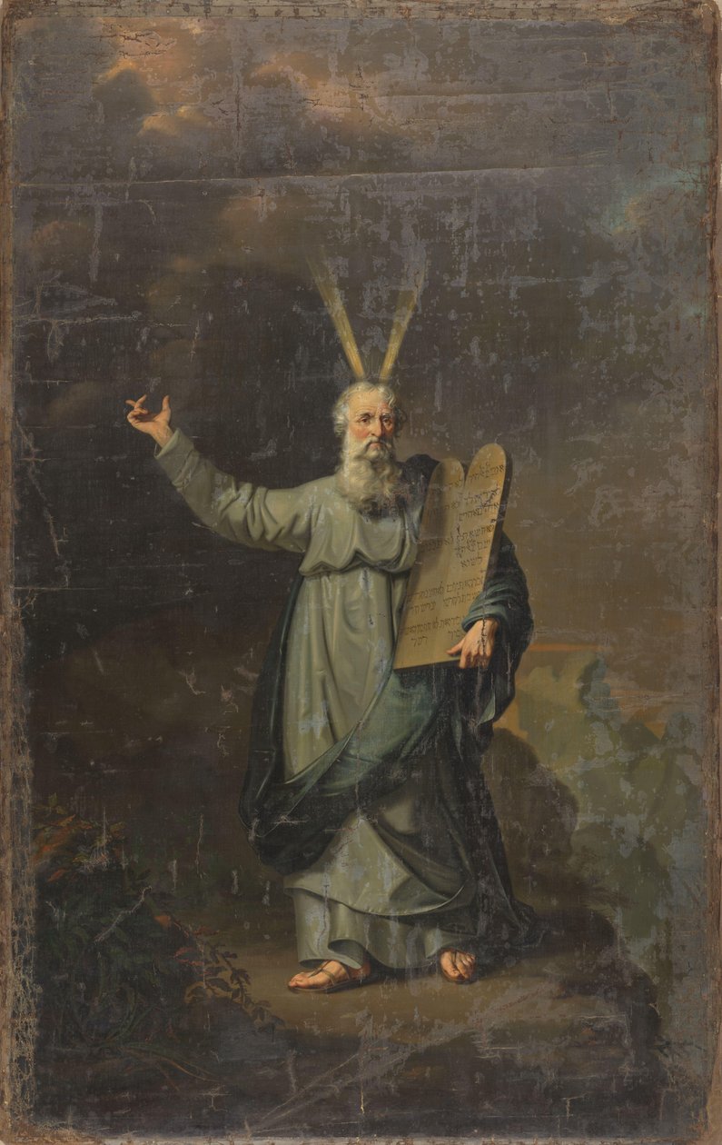 Moses med lovens tavler af Pieter Gaal