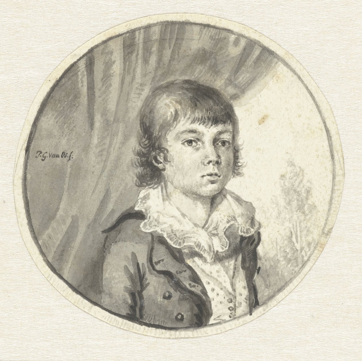 Portræt af en dreng af Pieter Gerardus van Os