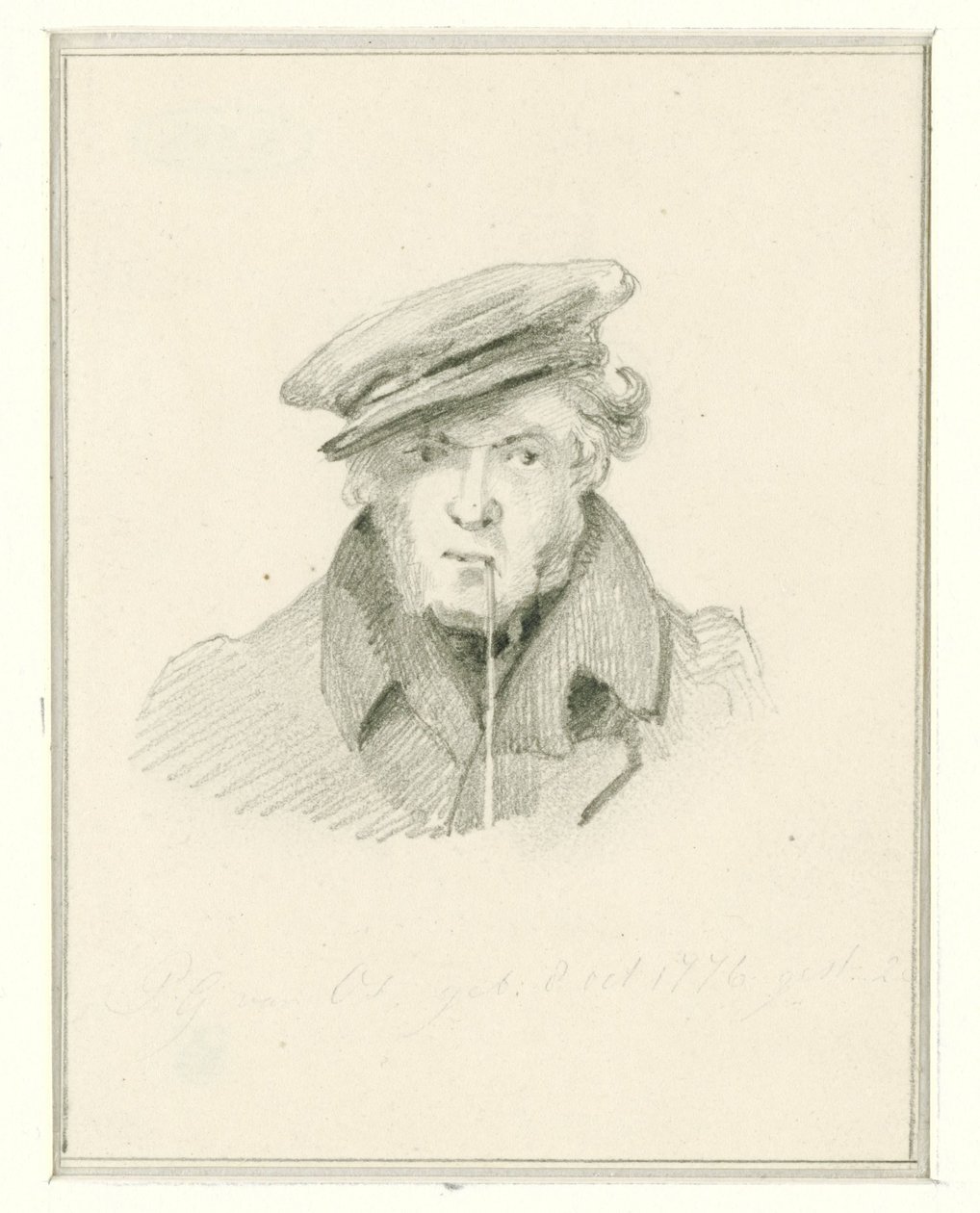 Selvportræt af Pieter Gerardus van Os af Pieter Gerardus van Os