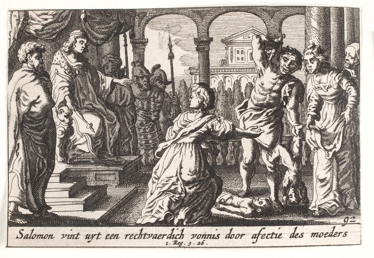 Salomons dom af Pieter Hendriksz. Schut