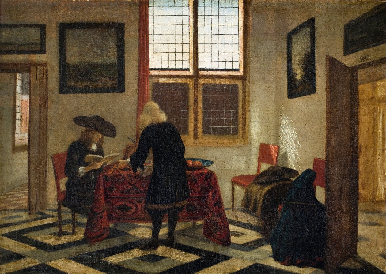 Interiør Scene af Pieter Janssens