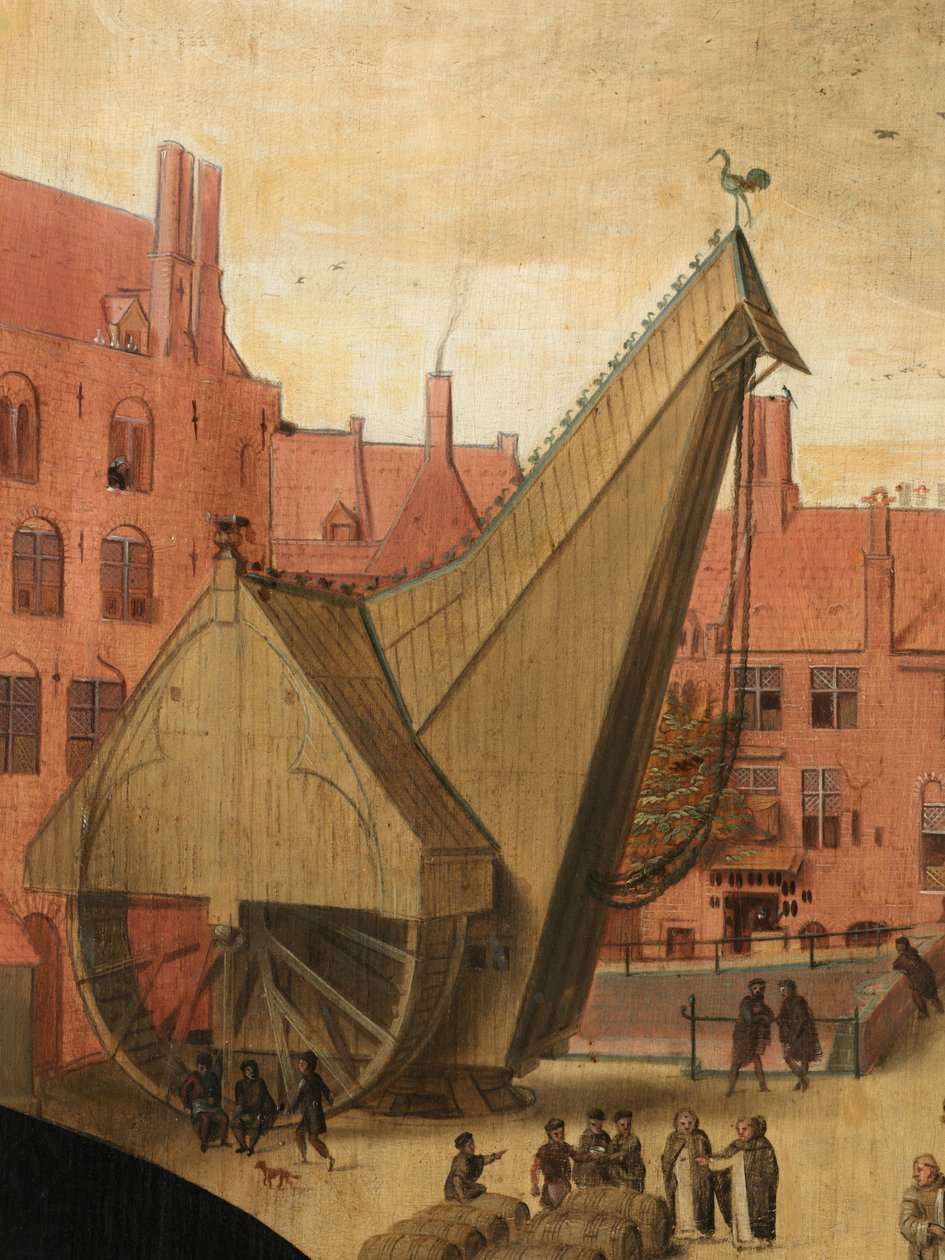 Detalje af Portræt af Jan van Eyewerve af Pieter Jansz. Pourbus