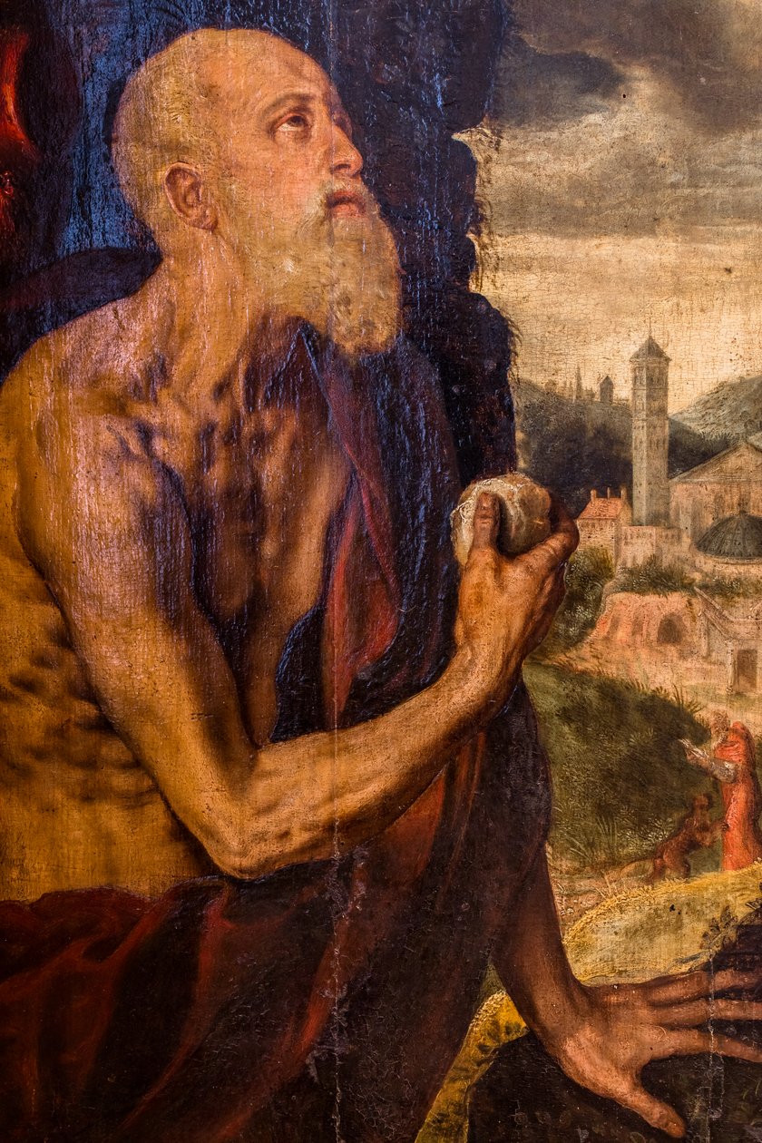 Den hellige Jerome den angrende af Pieter Jansz. Pourbus