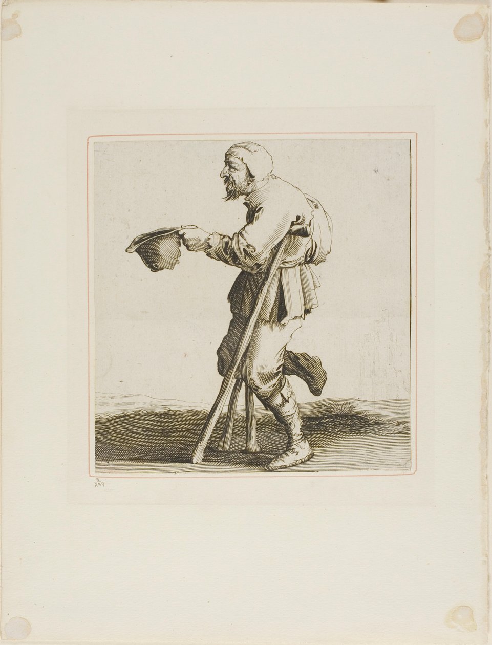 Lame Beggar Asking for Alms, fra T is al verwart-gaern (Det er allerede forvirrende) af Pieter Jansz. Quast