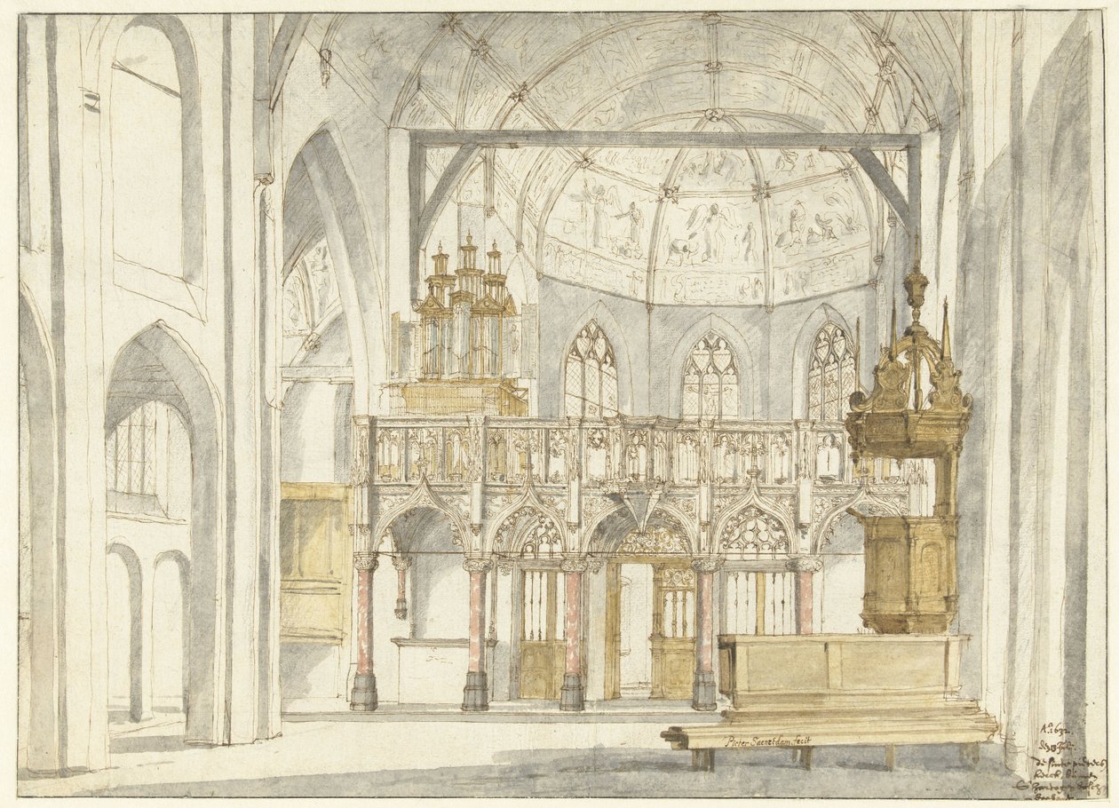 Udsigt over koret i Sint-Petruskerk, 