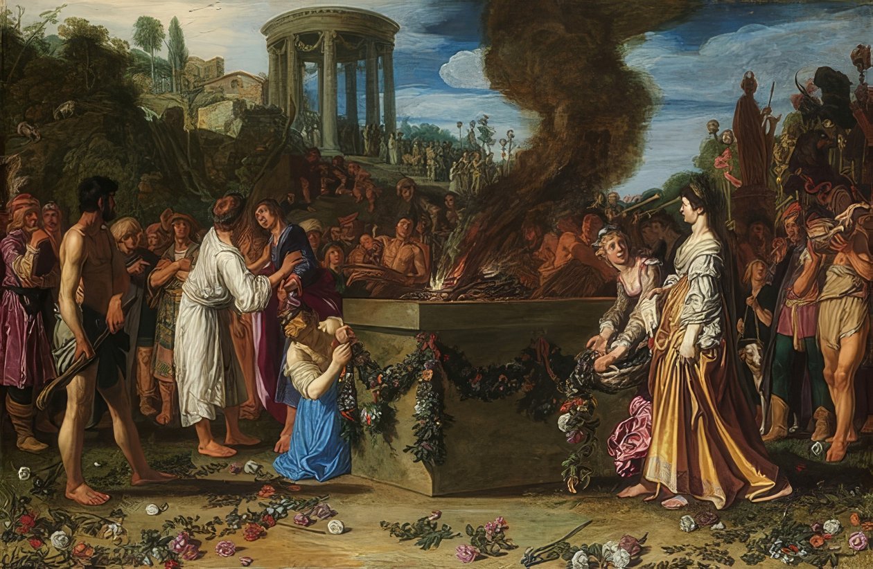 Striden mellem Orestes og Pylades. 1614 af Pieter Lastman
