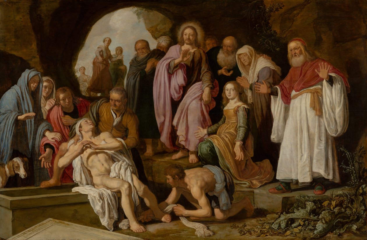 Opvækningen af Lazarus af Pieter Lastman