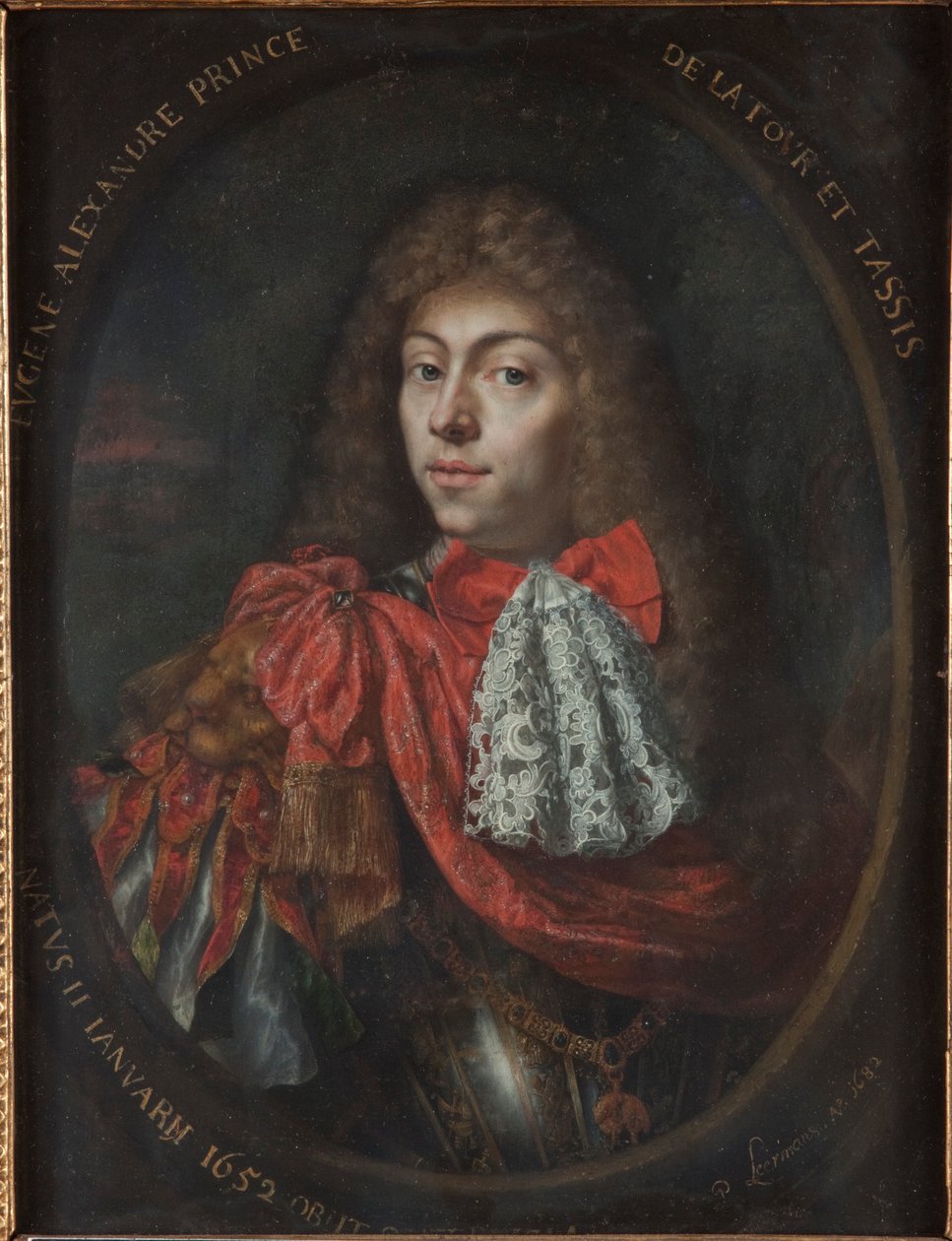 Prins Eugene Alexander af Thurn og taxier 1652-1714, 1682. af Pieter Leermans