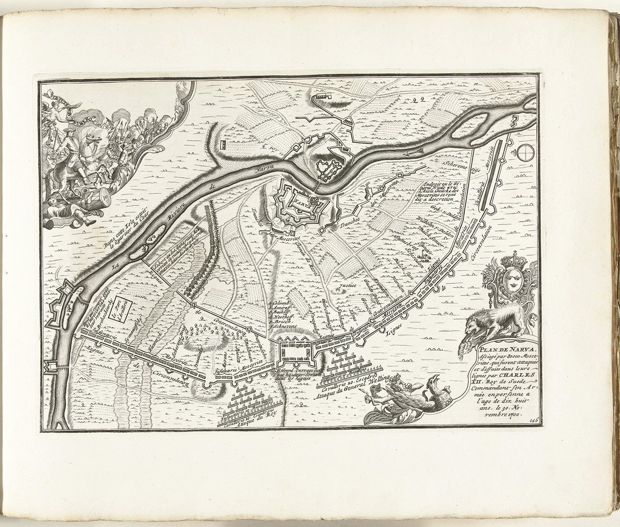 Belejringen af Narva i 1700, 1702-1703 af Pieter Mortier