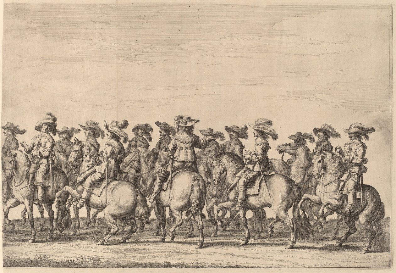 Marie de Medicis indrejse i Amsterdam [plade 3 af 6] af Pieter Nolpe
