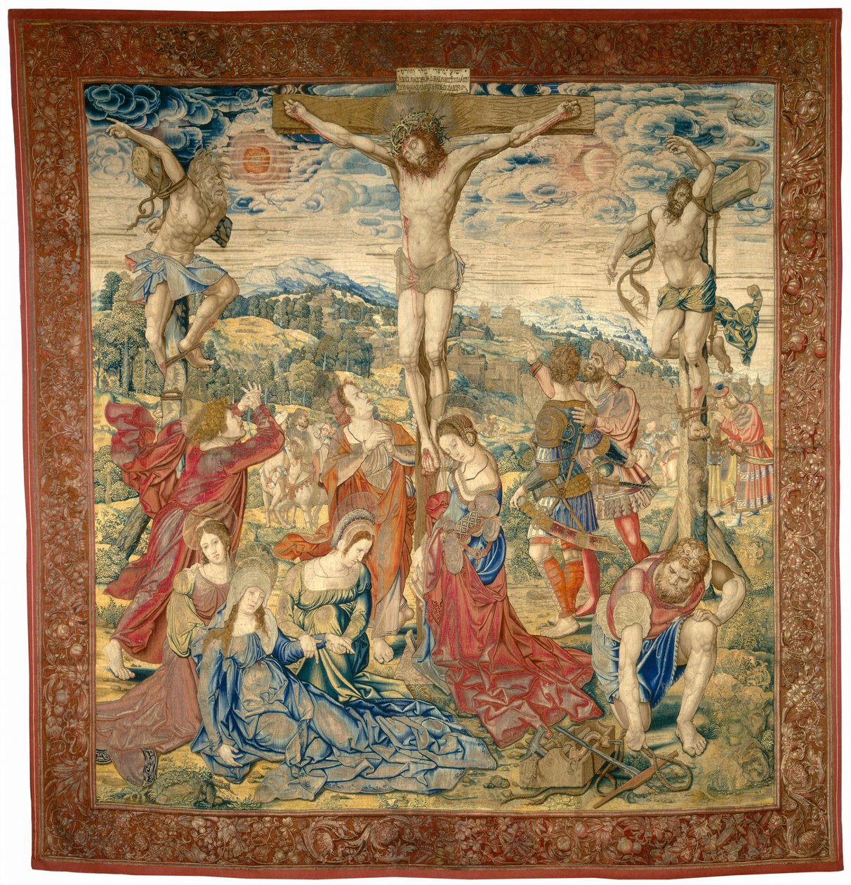Korsfæstelsen af Pieter Pannemaker I after Bernard van Orley