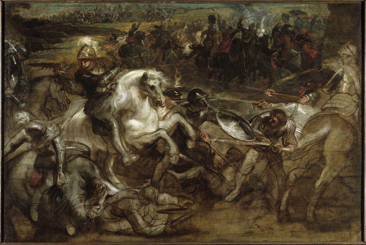 Henrik IV i slaget ved Ivry, 1628-1630. af Pieter Paul Rubens
