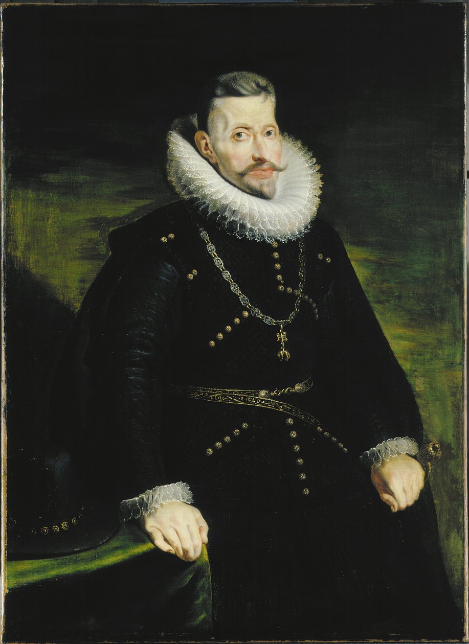 Portræt af ærkehertug Albert af Østrig 1559-1621, guvernør i de spanske Nederlande, 1616. af Pieter Paul Rubens