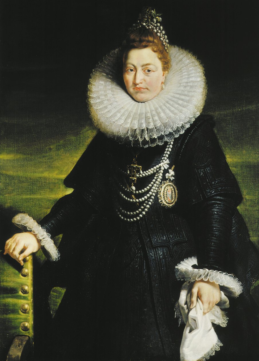 Portræt af Infanta Isabella Clara Eugenia af Spanien 1566-1633, 1616. af Pieter Paul Rubens