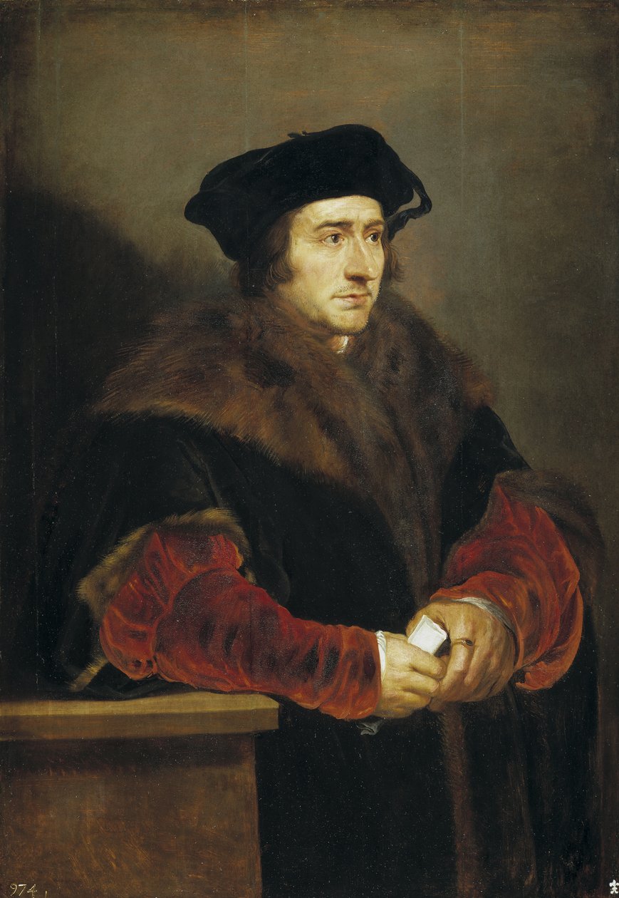 Portræt af Sir Thomas More, 1625-1630 af Peter Paul Rubens