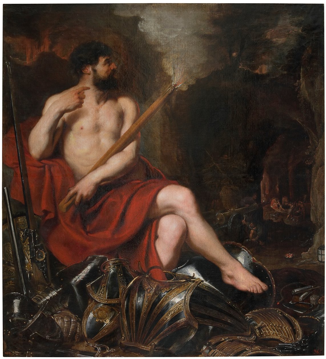 Vulkan og ilden, 1600-tallet. af Pieter Paul Rubens