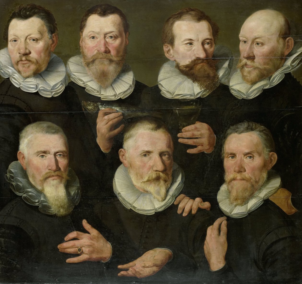 Kompagniet af kaptajn Pieter Dircksz Hasselaer og løjtnant Jan Gerritsz Hooft, Amsterdam af Pieter Pietersz. (I) (circle of)