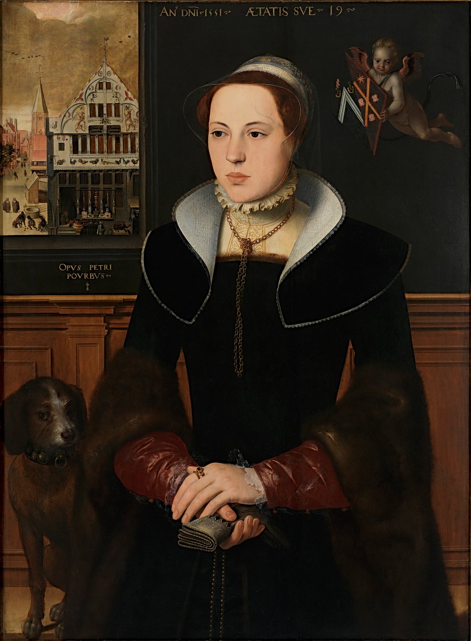 Portræt af Jacquemyne Buuck, 1551. af Pieter Pourbus