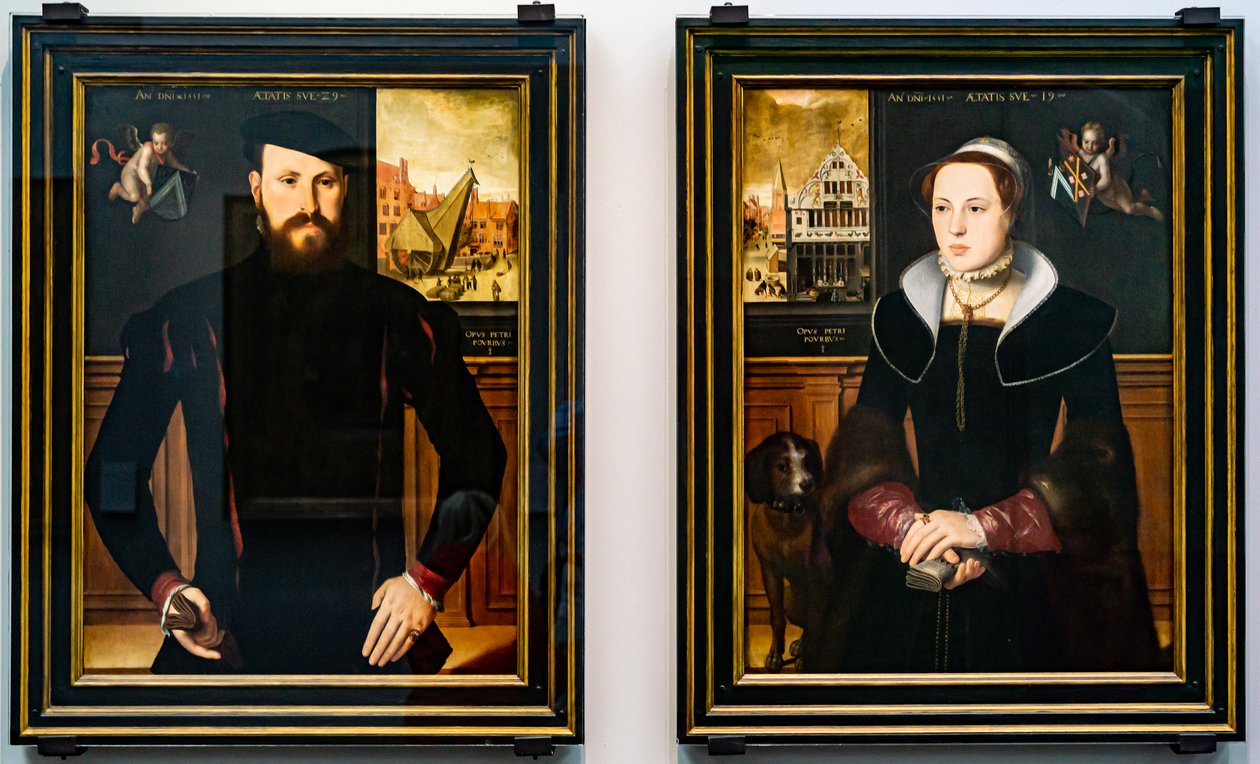 Portrætter af Jan van Eyewerve og Jaquemyne Buuck af Pieter Pourbus