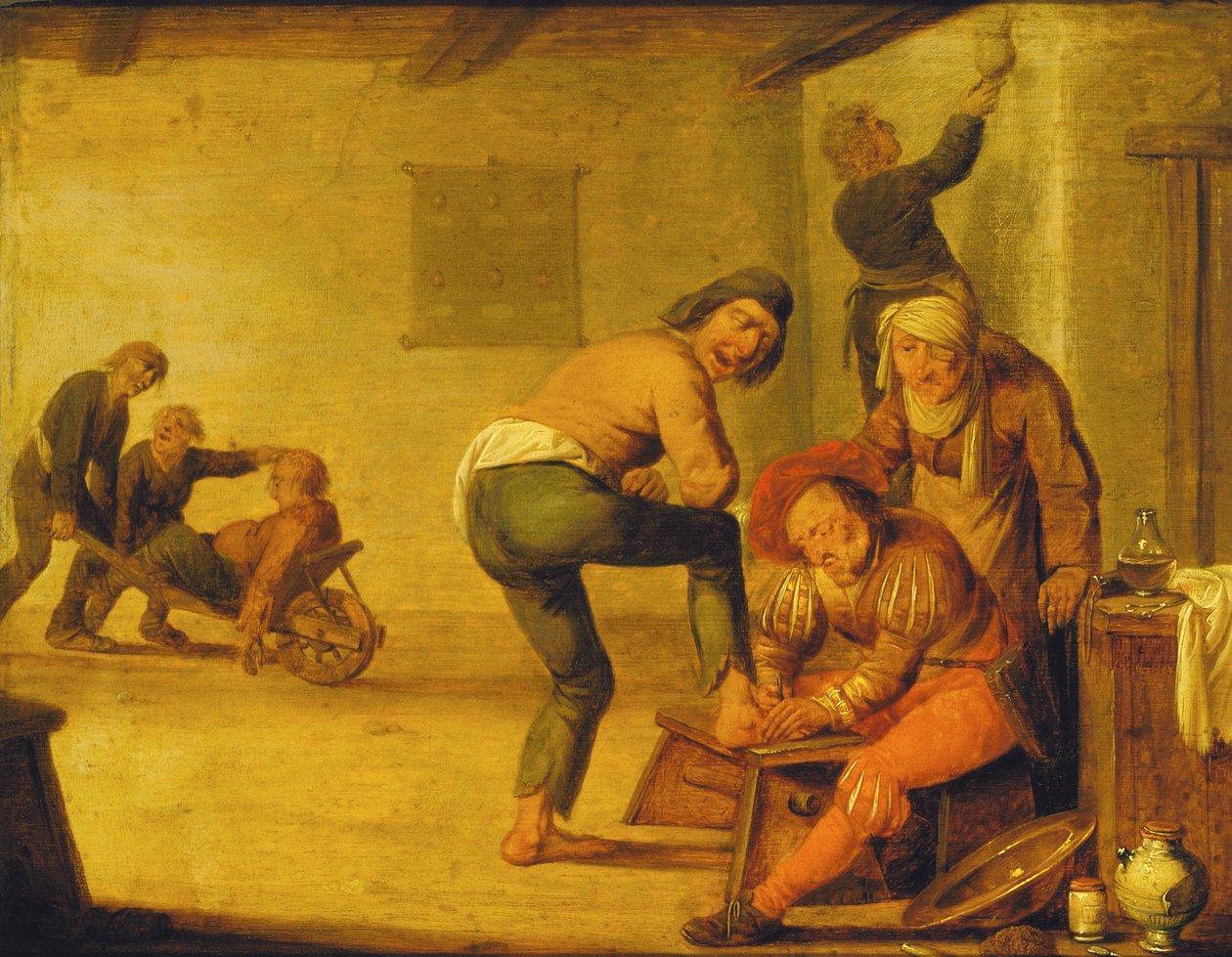 Landsbykirurgen, 1633. af Pieter Quast