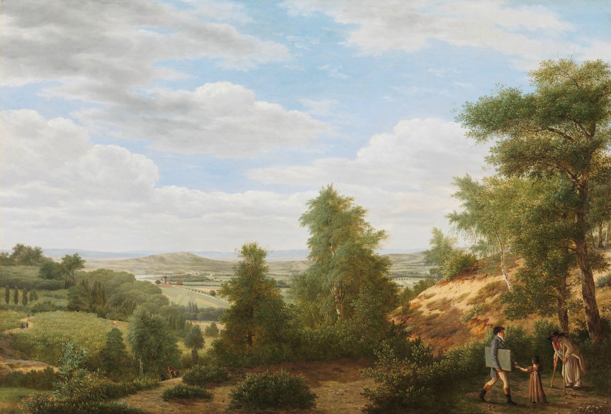 Udsigt over Montmorency-dalen nær Saint-Leu-la-Forêt Udsigt over Montmorency-sletten nær Saint-Leu-la-Forêt af Pieter Rudolph Kleijn