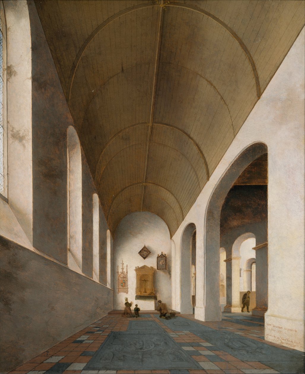 Antonius Kapel i Janskerk, Utrecht, 1645 af Pieter Saenredam