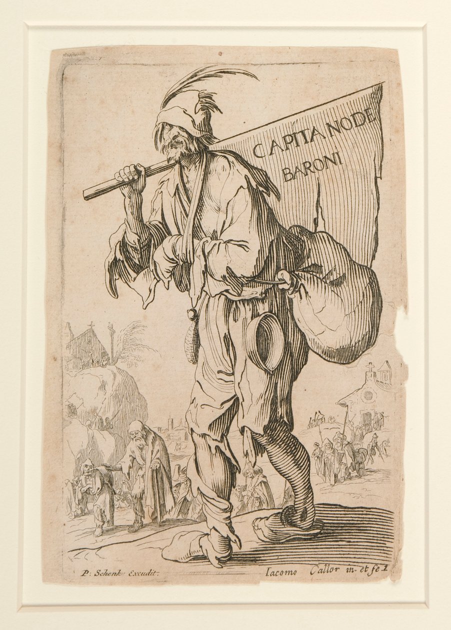 Frontispice, fra Les Gueux [omvendt] af Pieter Schenck I
