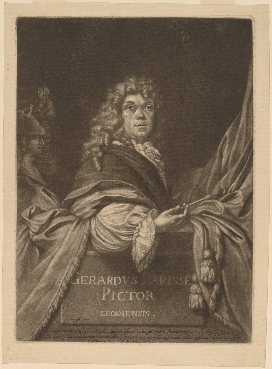 Gerard de Lairesse af Pieter Schenck I after Gerard de Lairesse