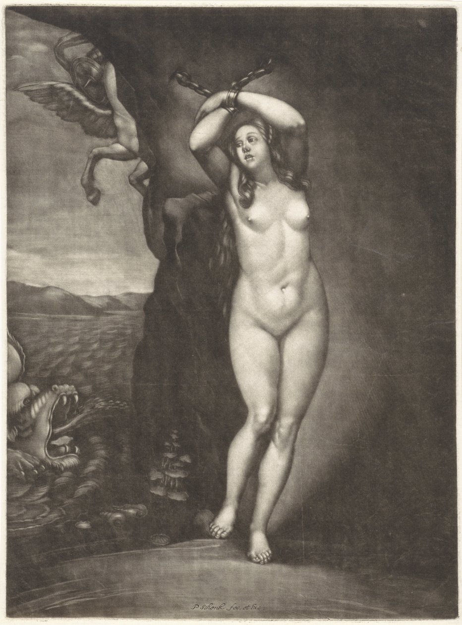 Andromeda lænket til klippen af Pieter Schenk (I)